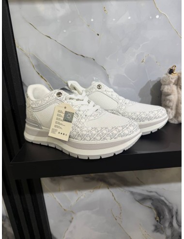 Sneakers bianche con brillantini