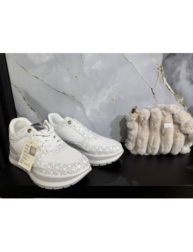 Sneakers bianche con brillantini