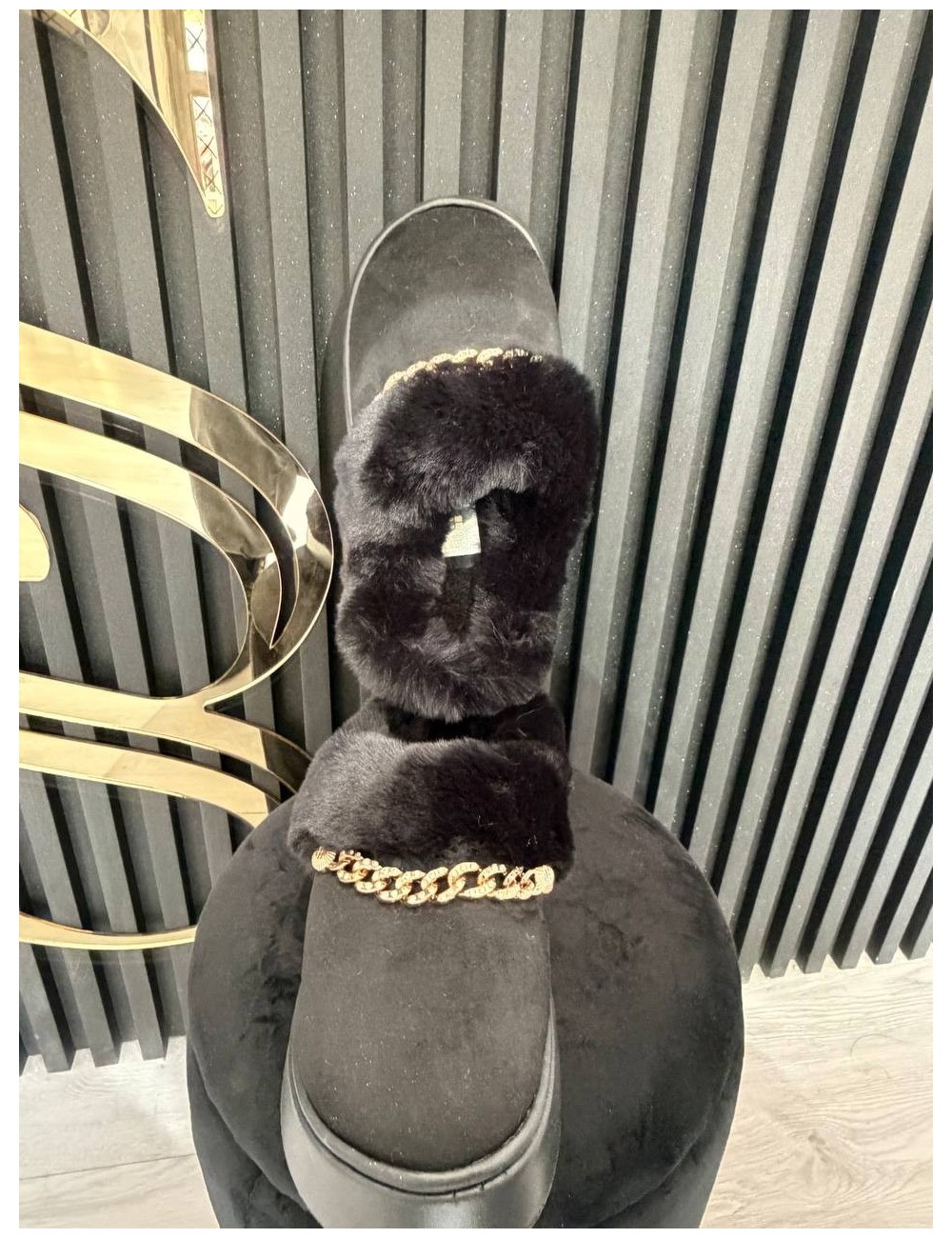 Ciabatte con pelliccia