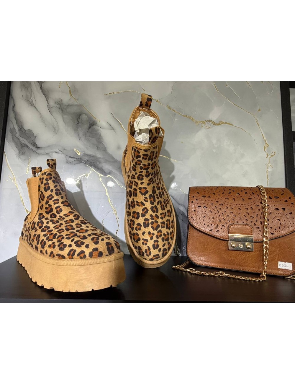 Stivaletto con pelliccia