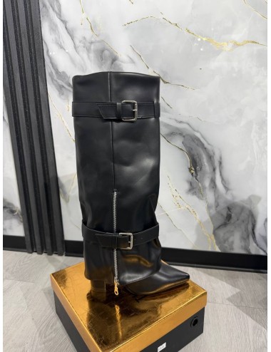 Texano Alto in pelle