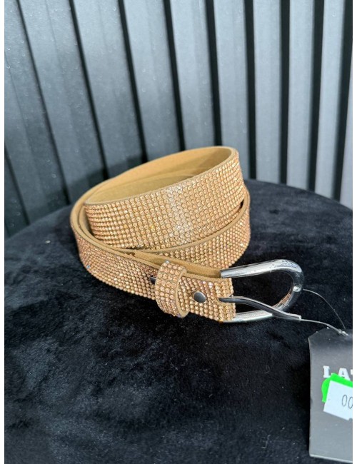 Cintura larga brillantinata