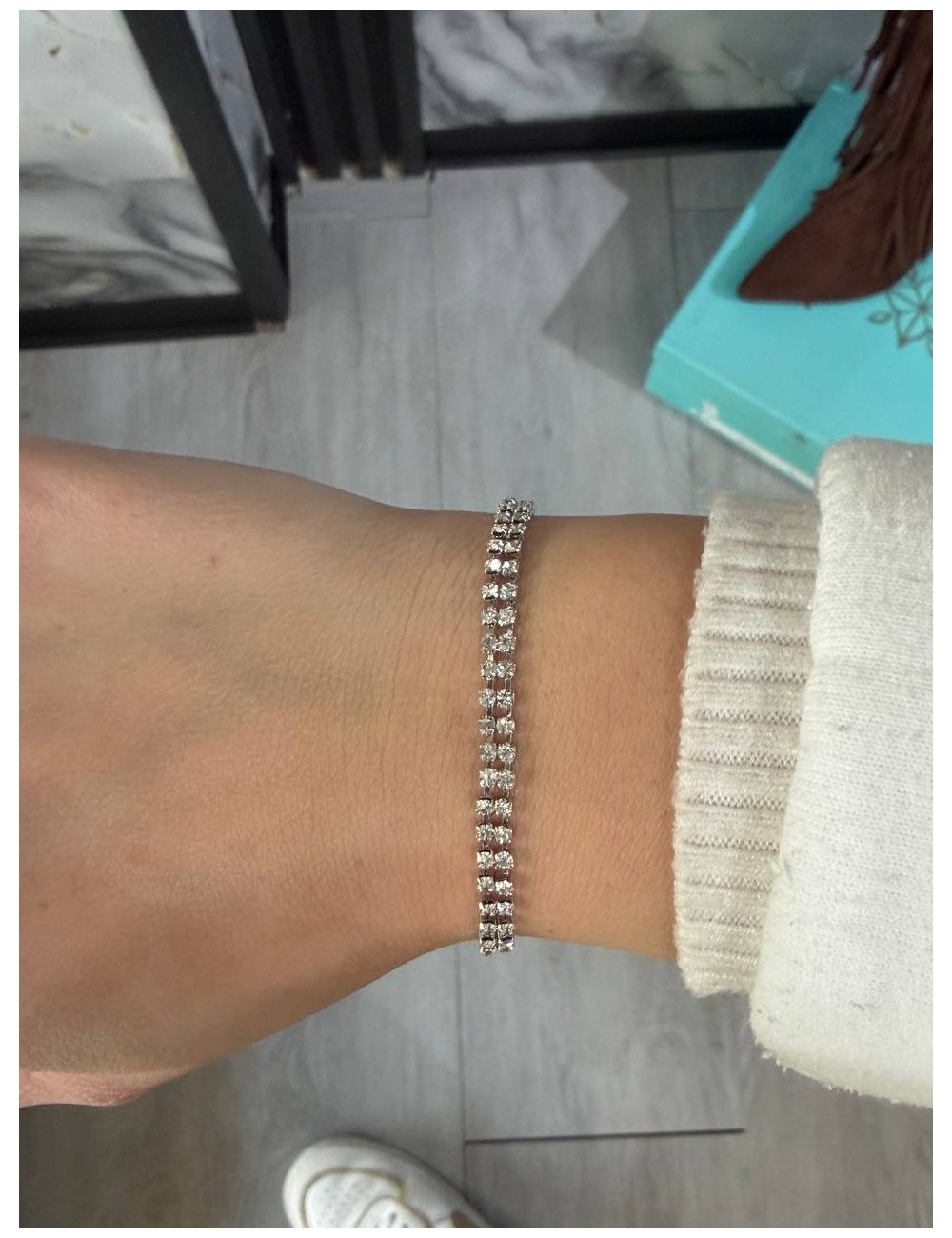 Bracciale brillantinato