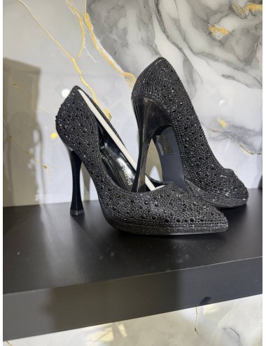 Décolleté  Nero Brillantinato