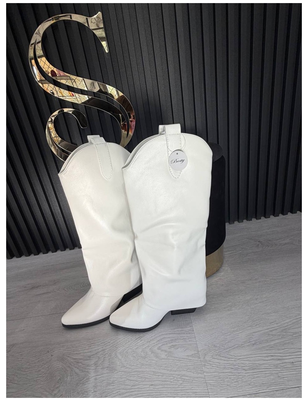 Stivale lungo Bianco