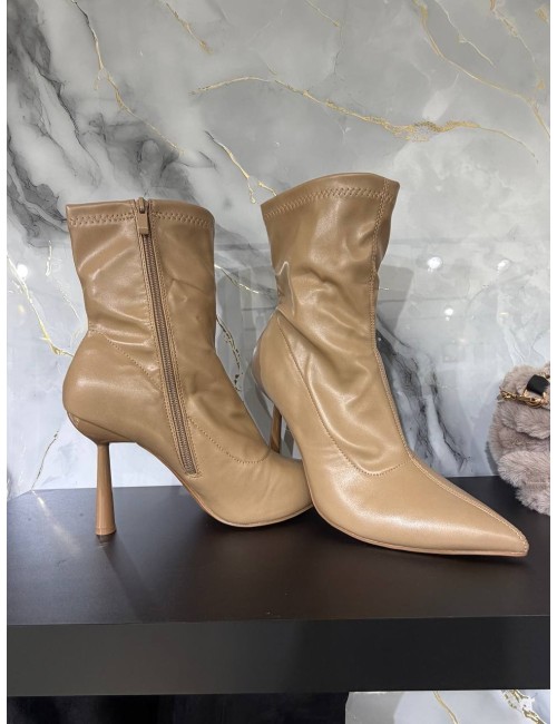 Stivaletto Khaki in pelle