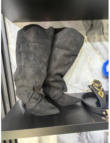 Stivale Alto in camoscio